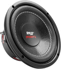 Pyle Car Vehicle Subwoofer Audio Speaker - 6.5 Non-Pressed Paper Cone, Black Plastic Basket, Dual Voice Coil 4 Ohm Impedance, 600 Watt Power, Foam