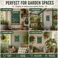 Artlunar Funny Garden Sign Outside Decor - Humorous Gardening Gift for Women Enthusiasts, 12" x 8" (980) Green