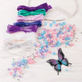 Make It Real: DIY Dreamcatcher - Purple Pink Blue Butterfly, 175 Piece All-In-One DIY Kit, Tweens & Girls, Bedroom DÃÂ©cor, Arts & Crafts, Make a