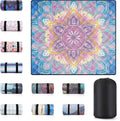 Picnic Blankets 60X80 Beachy Blanket Excersize Yogamat with Bag Womens Mens Travel Kit Camping Needs RV Decorations Long Car Road Trips Organizers