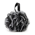 Pete & Pedro Loofah Sponge Pouf Bath & Shower Tool | Light Gentle Exfoliator & Skin Scrubber, Helps with Lather & Exfoliating Dermis | Black Mesh