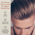 JÃÂ·RÃÂ·LIGGETT'S All-Natural Shampoo Bar, Moisturizing Formula - Supports Strong and Healthy Hair - Nourish Follicles with Antioxidants and