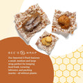 Bee'S Wrap Vegan Beeswax Wraps for Food - Assorted 7 Pack (2S, 2M, 2L, & 1 Bread) Made in USA Reusable & Organic Food Wraps & Bowl Covers -