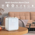 AIRIVO Alarm Clock Night Lights, Built-in Battery Alarm Clock for Bedrooms, 6 Scenes & White Noise Sync, Dual Alarms & Snooze, for Heavy Sleepers,