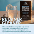 Retainer Cleaner Tablets, Denture Cleaner, Mint, 4 Month Supply by M3 120 Count (Pack of 1)