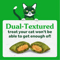 Greenies Feline Smartbites Skin & Fur Health Cat Treats, Salmon, 2.1 oz | Fish oil & flaxseed, omega-3 fatty acids, no artificial flavors or