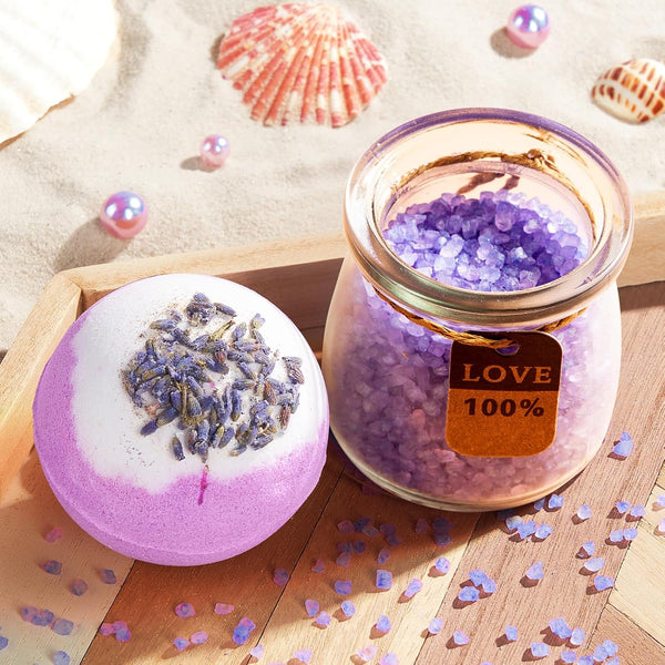YFONG Spa Gifts for Women, Birthday Gifts for Women, Self Care Get Well Soon Gifts Basket for Mom, Wife, Girlfriend, Sister, Purple Gift Set for