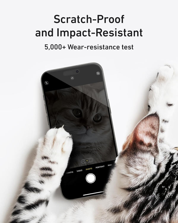 Anker 2 Pack for iPhone 13/13 Pro/14 Privacy Screen Protector, Anti-Spy HD Tempered-Glass Privacy Screen Protector, Easy Installation Exclusively