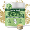Green Lipped Mussel Powder for Dogs & Cats - 100% New Zealand Green Lipped Mussels - Natural Hip & Joint Supplement for Joints, Tendons,