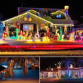 LED Rope Lights Battery Operated String Lights-40Ft 120 LEDs 8 Modes Outdoor Waterproof Fairy Lights Dimmable/Timer with Remote for Camping Party