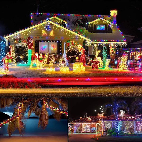 LED Rope Lights Battery Operated String Lights-40Ft 120 LEDs 8 Modes Outdoor Waterproof Fairy Lights Dimmable/Timer with Remote for Camping Party
