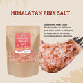 52USA Himalayan Pink Salt Coarse, Coarse Grain 1 lb, Pink Himalayans Sea Salt, Sea Salts for Grinder Refill, Himalayan Salts, Pink Salt, No