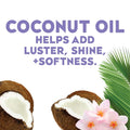 OGX Nourishing + Coconut Oil Weightless Hydrating Oil Hair Mist, Lightweight Leave-In Hair Treatment with Coconut Oil & Bamboo Extract, Paraben &