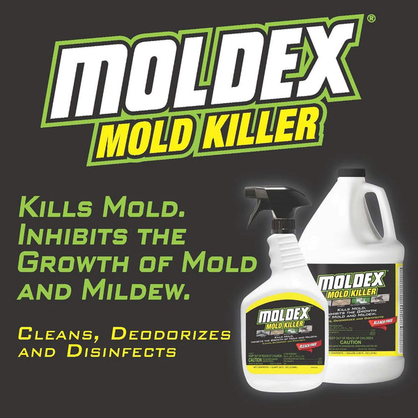Moldex Mold Killer, Cleans, Deodorizes, Disinfects, 32 oz 32 Fl Oz (Pack of 1)