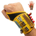 BINYATOOLS Magnetic Wristband for Tools Gift for Him Magnet Screw Holder Wrist Support Keeps Screws Nails, Drill Bits Handy Unique Tool Gadgets