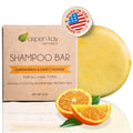 Aspen Kay Naturals Moroccan Argan Oil Shampoo Bar, Organic, Vegan, Volumizing Shampoo for Curly or Straight Hair. Citrus Scent, Paraben & Sulfate