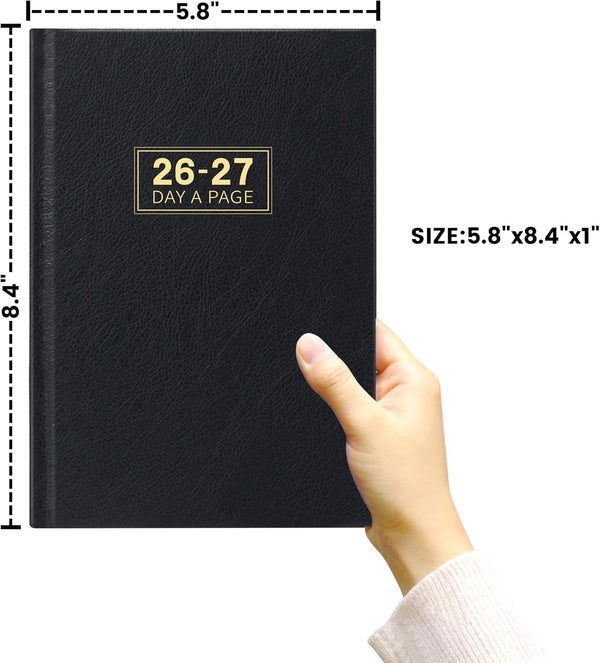 Daily Planner 2025-2026 - Daily Planner 2025-2026 One Page per Day, Full Page per Day, Jul 2025 - Jun 2026, 5.8" X 8.4", Agenda for 365 Days