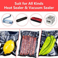 CANLENPK 2.7ÃÂ4 Inch/7X10Cm Mini Vacuum Sealer Bags,Small Precut Food Storage Bag,Seal Meal Snack Fruit Nut,Boil Steam Heat Freeze,Commercial Grade