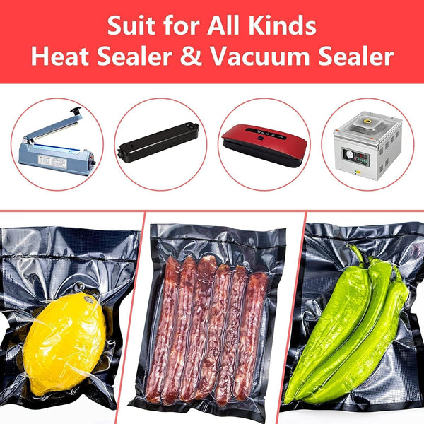 CANLENPK 2.7ÃÂ4 Inch/7X10Cm Mini Vacuum Sealer Bags,Small Precut Food Storage Bag,Seal Meal Snack Fruit Nut,Boil Steam Heat Freeze,Commercial Grade