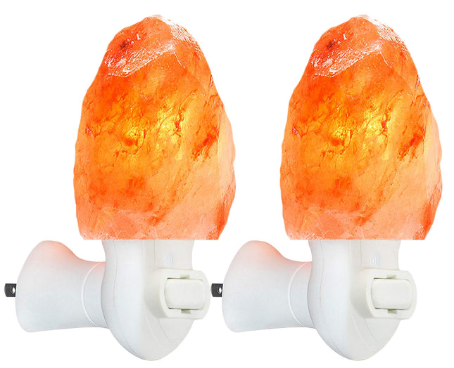 Spantik Pink Himalayan Salt Lamps - Hand Carved, Natural Night Lights for Bedroo