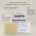 JÃÂ·RÃÂ·LIGGETT'S All-Natural Shampoo Bar, Moisturizing Formula - Supports Strong and Healthy Hair - Nourish Follicles with Antioxidants and
