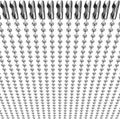 50-Pack Dog Tag Chain Ball Chain Necklace Bulk, Beaded Necklace Chains for Jewelry Making DIY Crafts, Military Blank Dog Tag Necklace for Men,