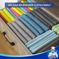 MR.SIGA Microfiber Cleaning Cloth, Pack of 24, Size:12.6" X 12.6