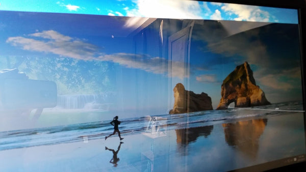 12 x 24 x 0.04 Inch Acrylic See-Through Mirror, 30% Transparent 1mm Thick Acrylic 12"L x 24"W