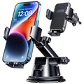 Car Phone Holder Mount, [Military-Grade Suction & Super Sturdy Base] 3 in 1 Universal Phone Mount for Car Dashboard Windshield Air Vent Car Mount