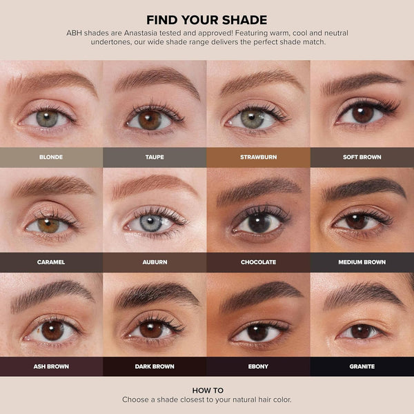 Anastasia Beverly Hills Mini Clear Brow Gel - Travel-Size Lightweight Eyebrow Setting Gel with Invisible Long-Lasting Flexible Hold