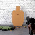 Hungdao 40/100 Pcs IPSC Cardboard Targets for Shooting Classic Silhouette Targets for The Range Tactical Practice Competitions Tactical Training