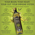 Mina Moroccan Olive Oil Extra Virgin 33.8 Fl Oz, Polyphenol Rich, Third Party Tested, Clinically Proven, Single Origin Extra Virgin Olive Oil,