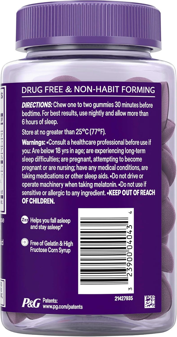 ZzzQuil, Pure Zzzs Melatonin Gummies, Sleep Aid, Melatonin 2mg, with Chamomile and Lavender, Melatonin Sleep Gummies, Sleep Aids for Adults,
