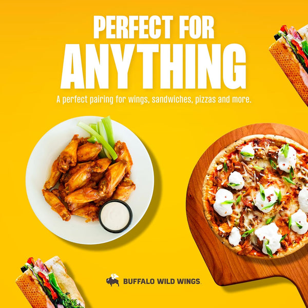 Buffalo Wild Wings Parmesan Garlic Sauce, 12 fl. oz., Perfect Dipping Sauce, Chicken Marinade, Chicken Parmesan Topping and Wing Seasoning, Made