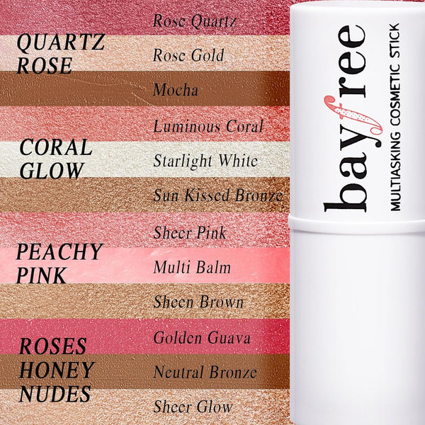 bayfree 3 PCS Makeup Cream Contour Stick Set, Highlighter Stick & Bronzer Stick & Blush Stick, Long Lasting, Natural Face Contour, Dewy & Matte