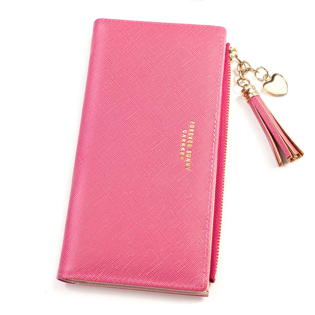 Valentoria Womens Wallet Cute Elegant Long Slim Card Holder Case Minimalist Coin