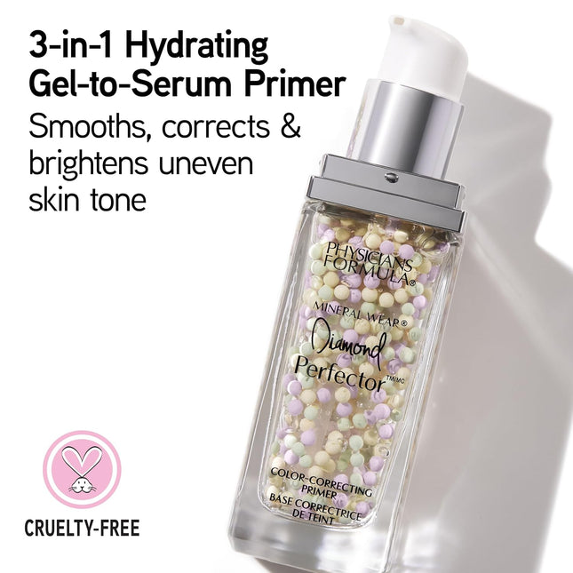 Physicians Formula Mineral Wear Diamond Perfector, 3-In-1 Gel-To-Serum Formula w