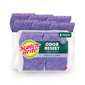 Scotch-Brite Odor Resist Non-Scratch Scrub Sponge, Dishwasher-Safe Kitchen Sponges That Resist Bacterial Odors, Multipurpose Dish Sponge for