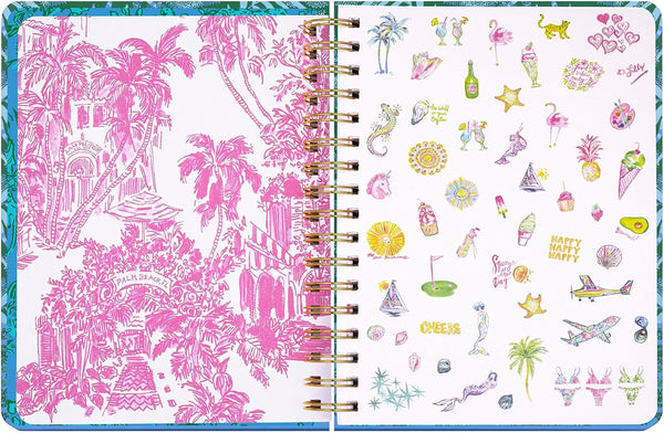 Lilly Pulitzer Large Daily Planner January 2025 - December 2025, Weekly Agenda & Monthly Calendar, Stickers, Pockets, & Spiral Binding (It'S a