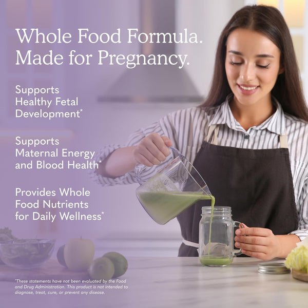 Garden of Life Organics Prenatal Multivitamin with Folate, B6, B12, D3 & Iron – Prenatal Vitamins for Women with Energy Metabolism Support for