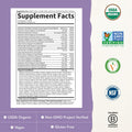 Garden of Life Organics Multivitamin for Women - Women's Once Daily Multi - Whole Food Multi with Iron, Biotin, Vegan Organic Womens Multivitamin