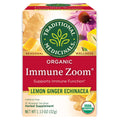 Traditional Medicinals Organic Immune Zoom Lemon Ginger, 16 Tea Bags Immune Zoom Lemon Ginger 16 Count (Pack of 1)