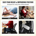 Lumbar Roll Pillow for Lower Back, Lumbar Support Foam Roll Cushion with Pillowcase and Upgraded Strap for Office, Chair, Car, Seat Pain Relief &