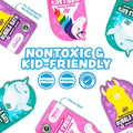 Tub WorksÂ® Magical Kids Bubble Bath, Variety 12 Pack | Creates Colorful Water & Tons of Foam Bath Bubbles | Nontoxic | Character-Themed Bubble