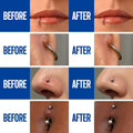 BodyJ4You Piercing Aftercare Spray - Saline Solution for Piercings Wound Wash Sterile Saline - Keloid Bump Removal Ear Nose Septum Belly Button
