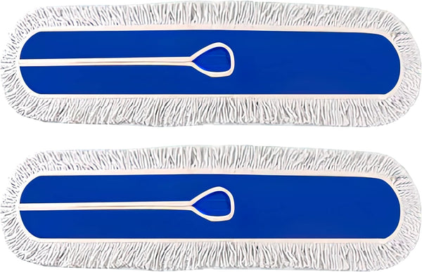 Large Mop Head 24" Industrial Strength Ultimate Cotton Floor Dust Mop Refill, Commercial Cleaner Mop Head Replacement, Dust Mops for Home,