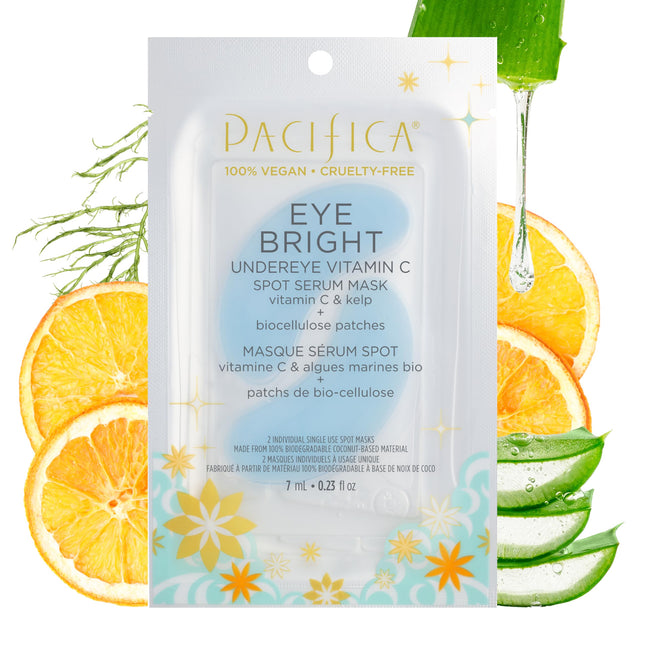 Pacifica Undereye Spot Serum Mask Ã¢ÂÂ Bright Eye Vitamin C Mask for Dark Circ