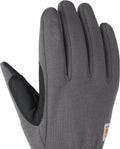 Carhartt Men's Wind Fighter Thermal-Lined Fleece Touch-Sensitive Knit Cuff Glove X-Large Gray