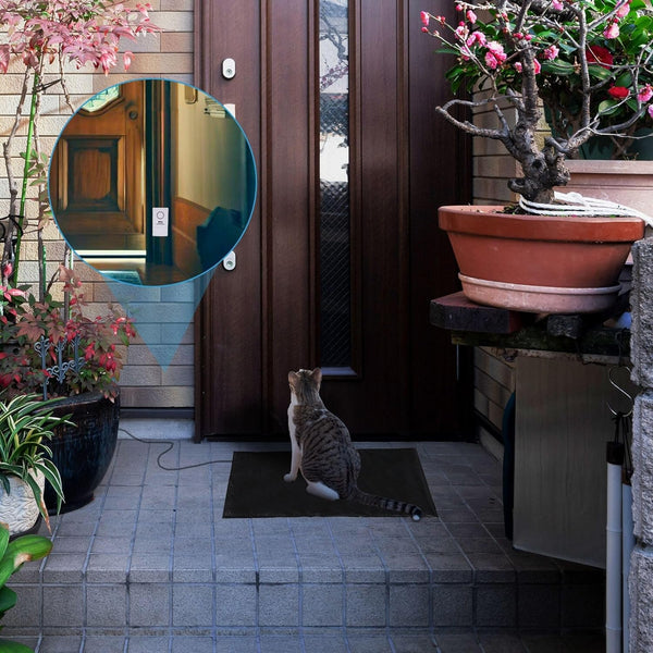 Ideal Security Pressure Floor Mat Home Alarm System – Wired Alarm & Chime, Anti-Wandering, Welcome Mat, Pet Door Mat