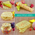 Reusable Beeswax Food Wraps, 13X39 Inch Eco-Friendly Beeswax Wraps for Bread Sustainable Food Storage Wraps Beeswax Paper Roll for Sandwich, Cheese